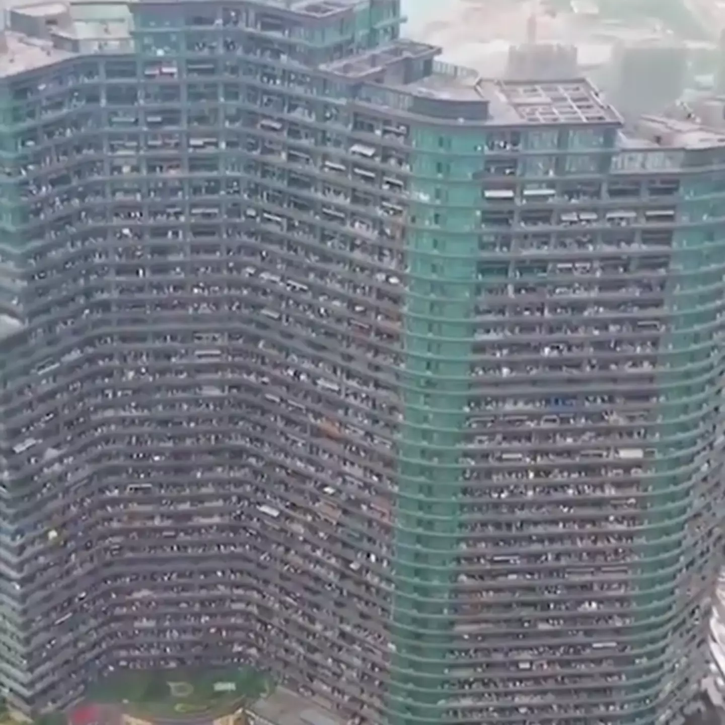 Inside 'dystopian' flat block where its 20,000 residents never need to go outside