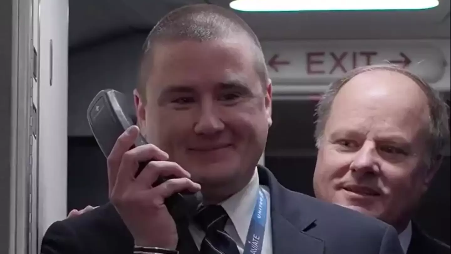 Captain Tom Myer and first officer son, Bradley Myer (United Airlines)