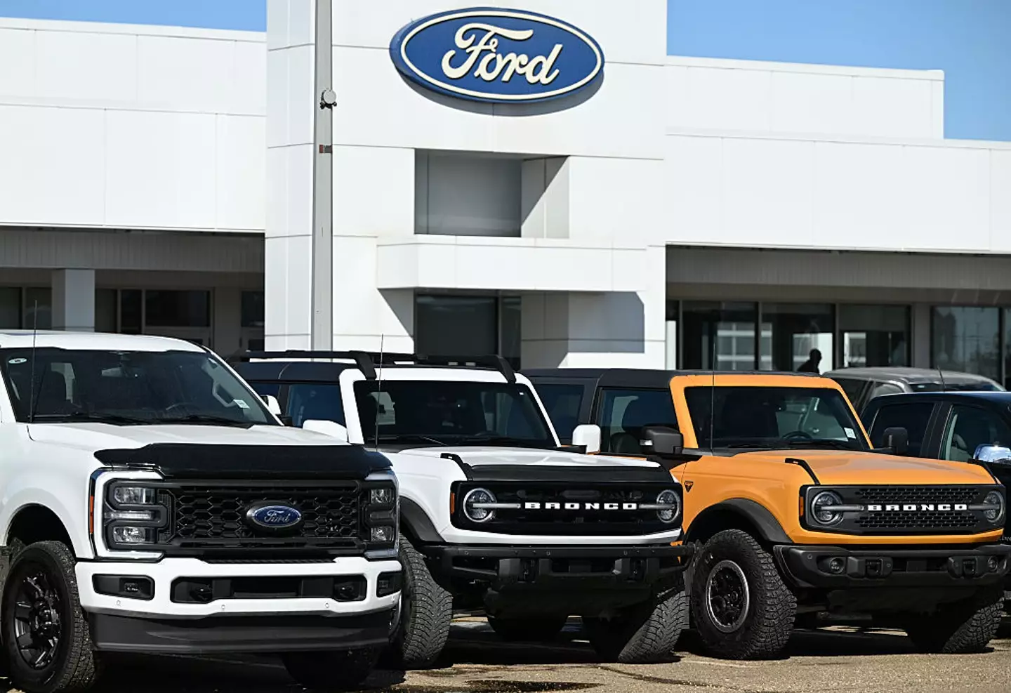Ford have revealed 'shocking' price cuts to their cars, contrasting tariff-incurred price rises across the automotive industry (Artur Widak/NurPhoto via Getty Images)