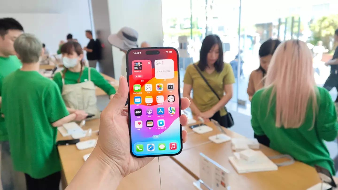 The new iPhone model is due to be released next month (Costfoto/NurPhoto via Getty Images)