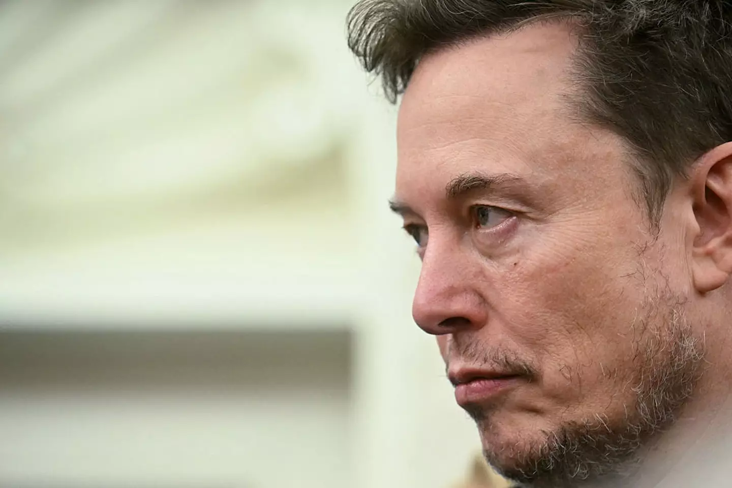 Elon Musk's immense wealth was criticised by Pope Leo, as he asked 'what does that mean?' (Jim Watson/AFP via Getty Images)