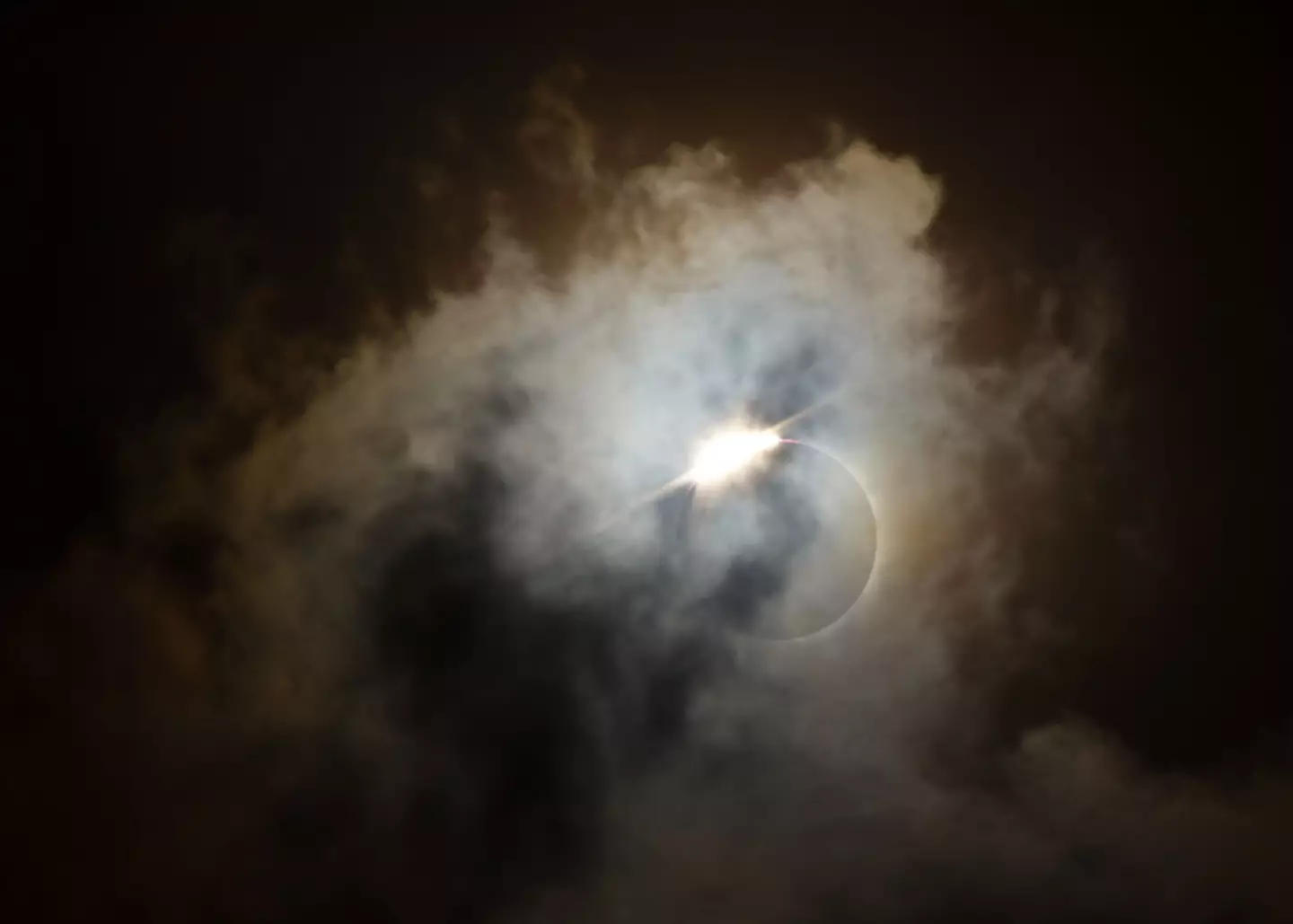 A generic photo of a total solar eclipse.