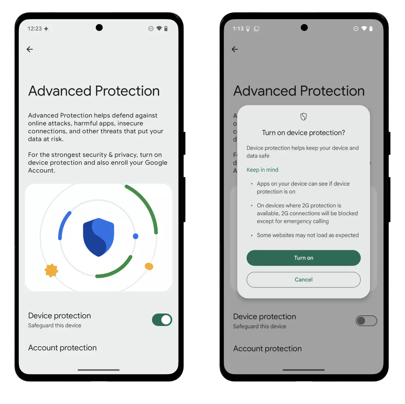 Android has new security measures for its users (Google)