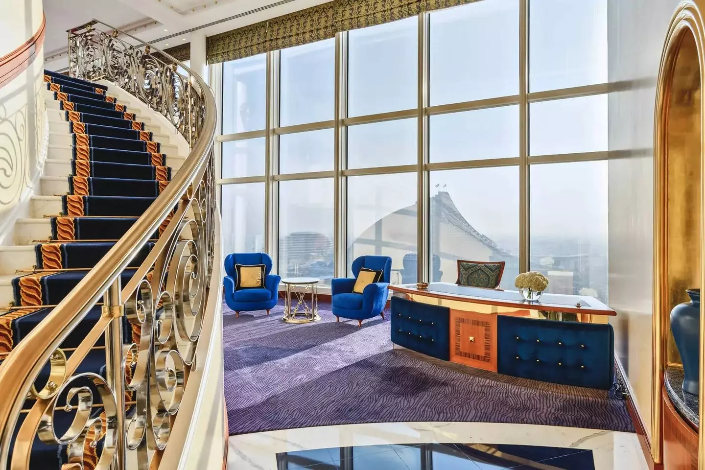 Staying at the exclusive residence doesn't come cheap (Burj Al Arab)