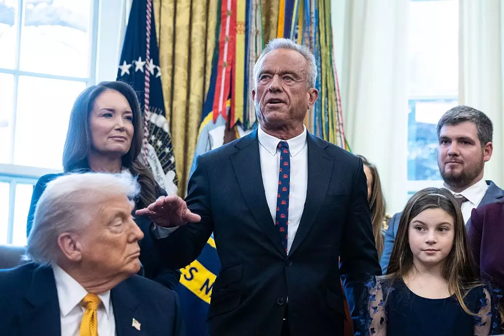 The Trump administration recently passed an act that forced all schools to put whole milk on the menu (Francis Chung/Politico/Bloomberg via Getty Images)