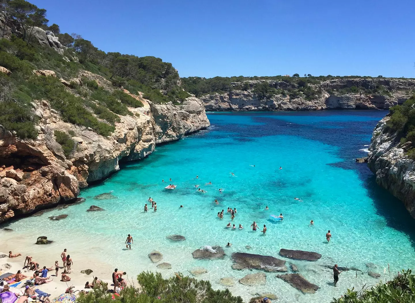 Caló des Moro was once a secluded cove in Mallorca (Oscar Sánchez Photography / Getty)