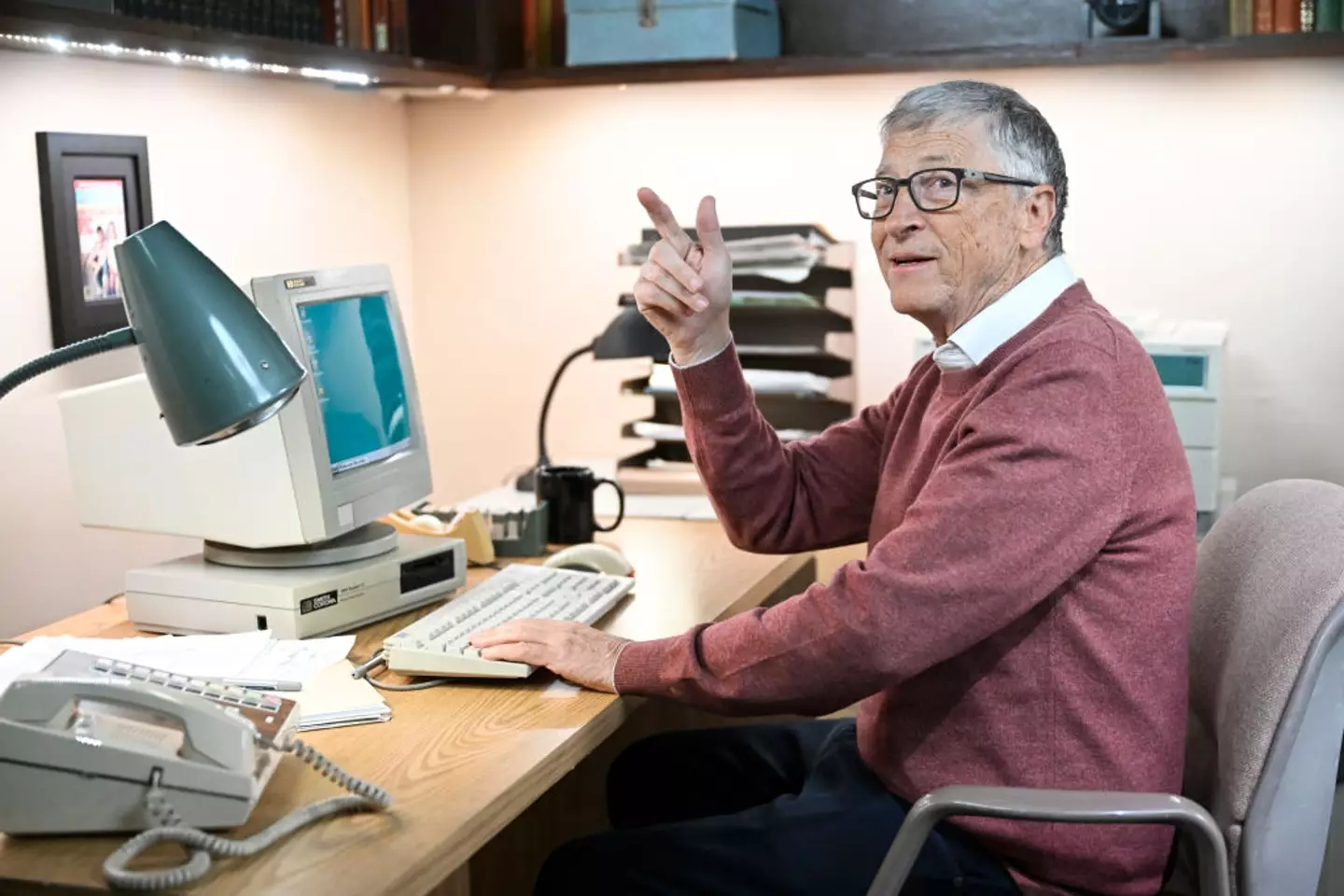 Gates has claimed that AI could solve many of the world's biggest problems (Todd Owyoung/NBC via Getty Images)