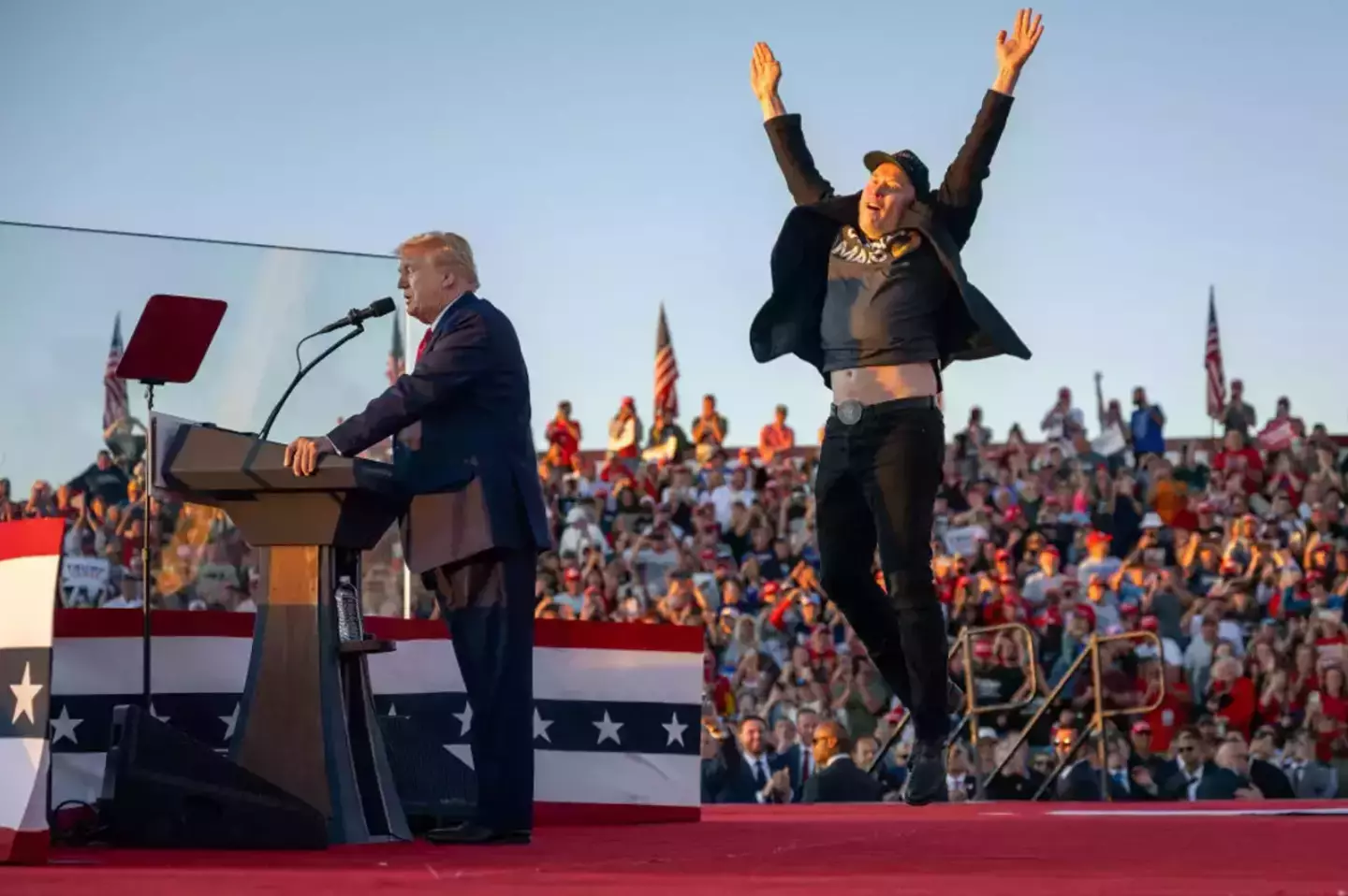 Elon Musk has been vocal in his support for Donald Trump (JIM WATSON/AFP via Getty Images)