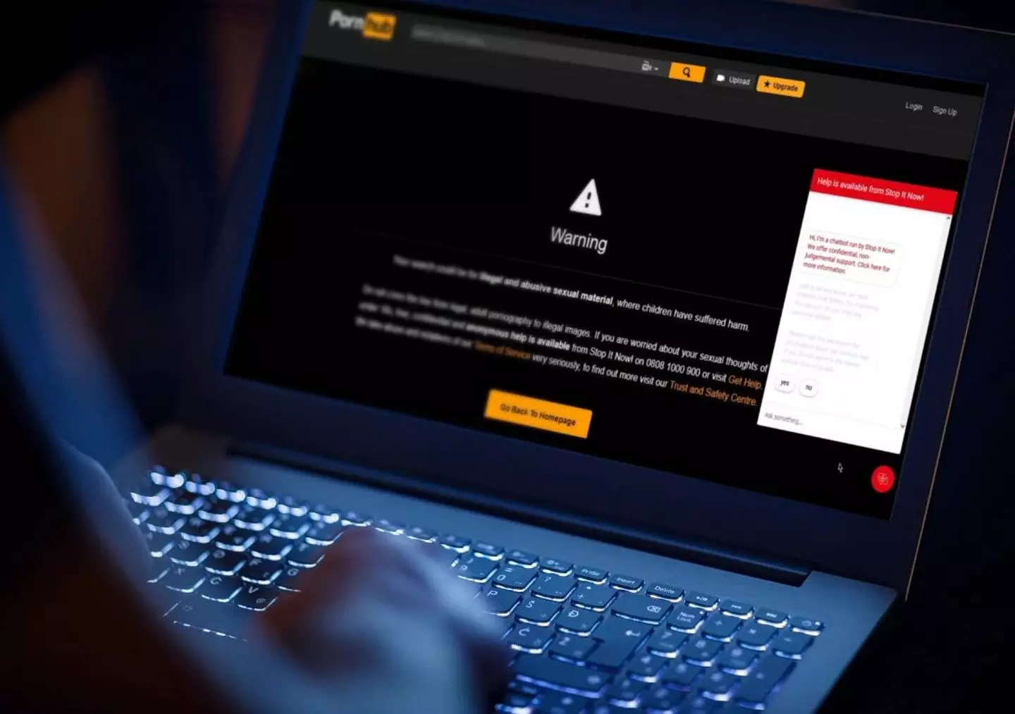 Pornhub reportedly has a list of 28,000 'banned' terms (IWF)