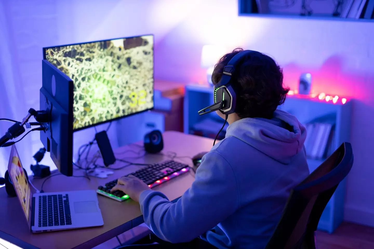 The lawsuit argues that minors are being exposed to graphic, violent and sexual material (Alistair Berg/Getty Images)