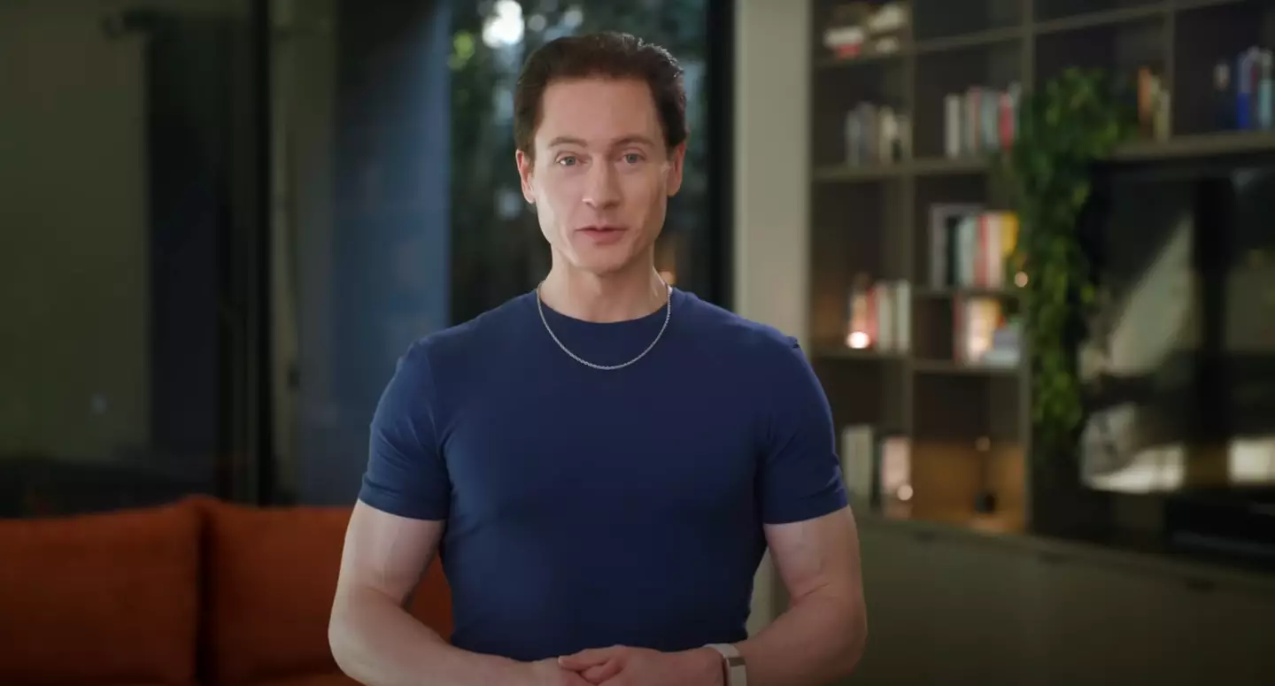 He shared his go-to lunch (Bryan Johnson/YouTube)