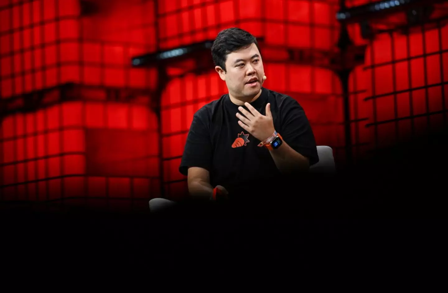 Jesse Lyu found himself in a dangerous situation (David Fitzgerald/Sportsfile for Collision via Getty Images)