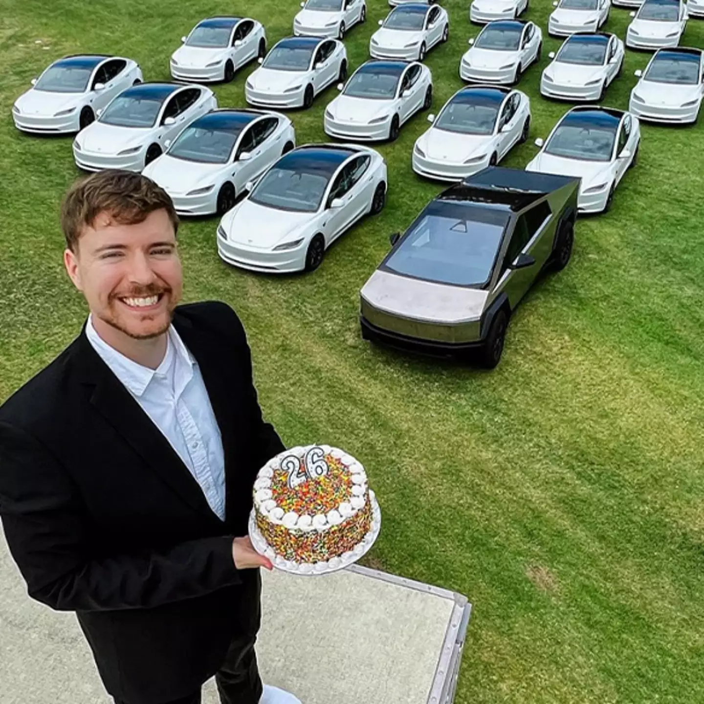 MrBeast is giving away 26 Tesla vehicles in huge 26th birthday giveaway and there's an easy way to enter
