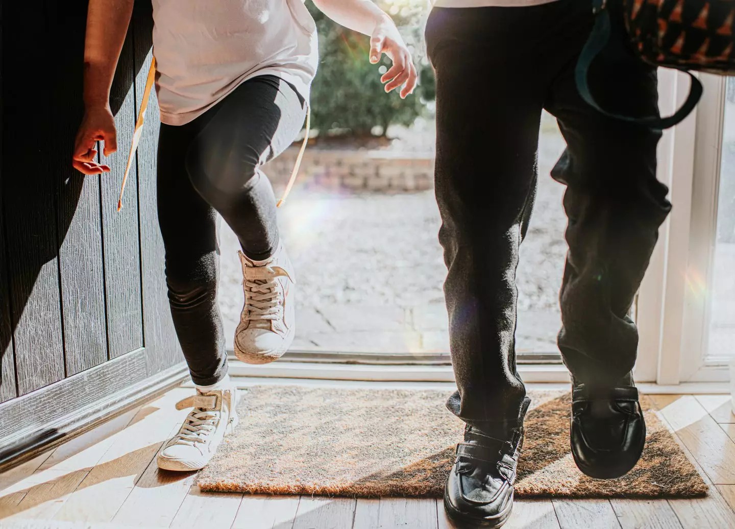 Wearing your shoes inside the house can actually be more harmful than you think (Getty Stock)