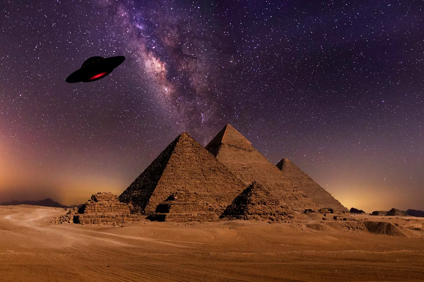 Some are convinced that the pyramids were built by aliens (Anton Petrus / Getty)