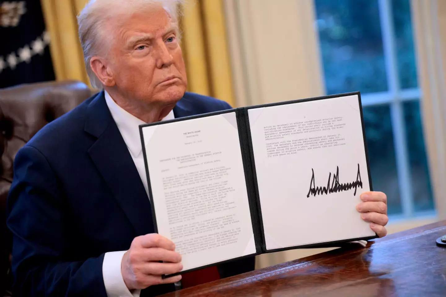 Trump's tariff-based executive orders have caused panic in the markets, including cryptocurrency (Chip Somodevilla/Getty Images)