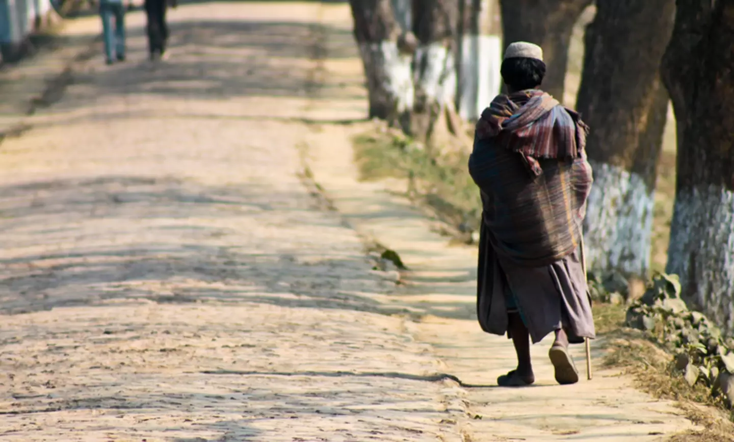 Abul Bajandar said he struggles with basic activities like walking. (Emad Islam/Getty)