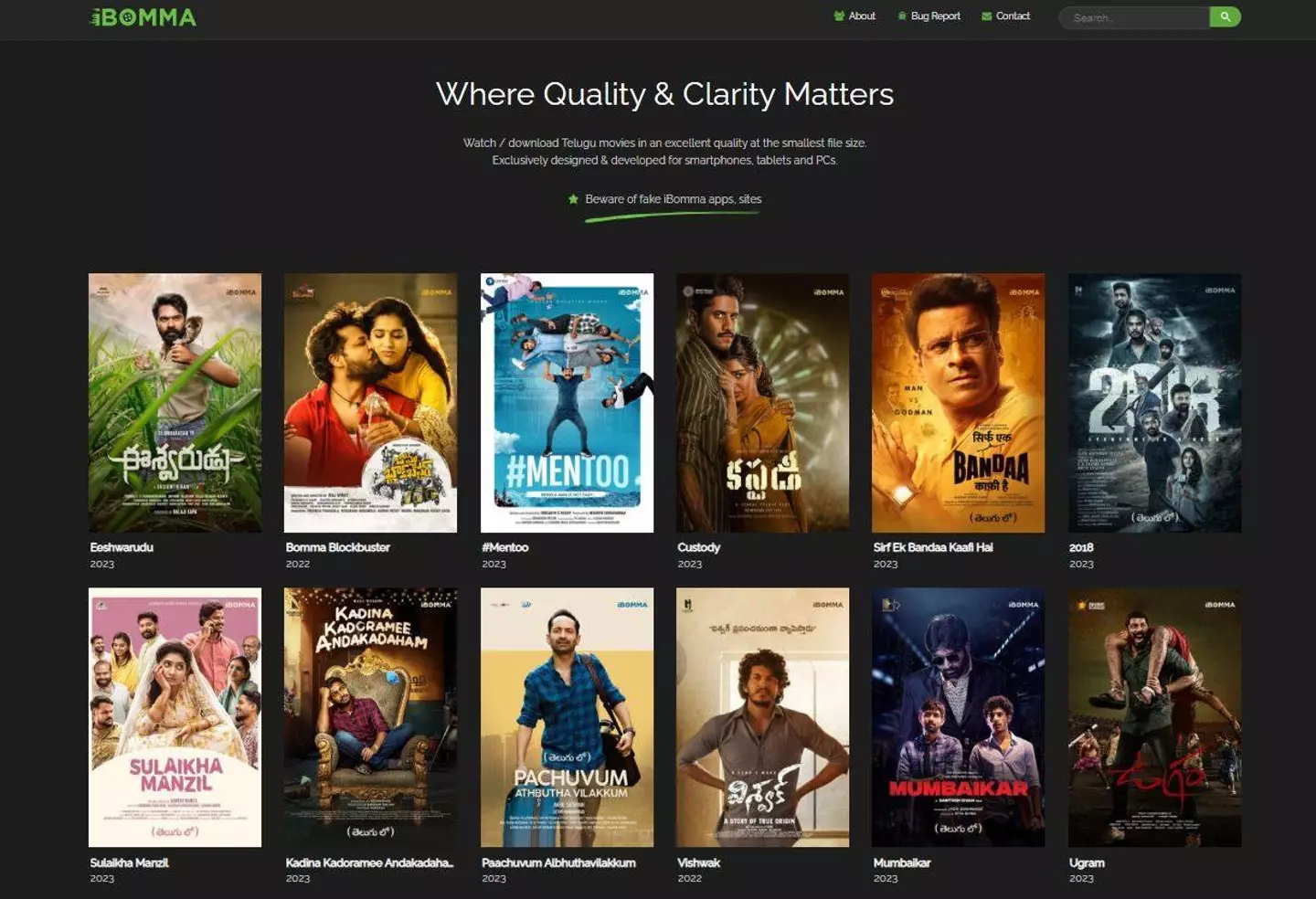 Ravi has been linked to the iBomma streaming site (iBomma)