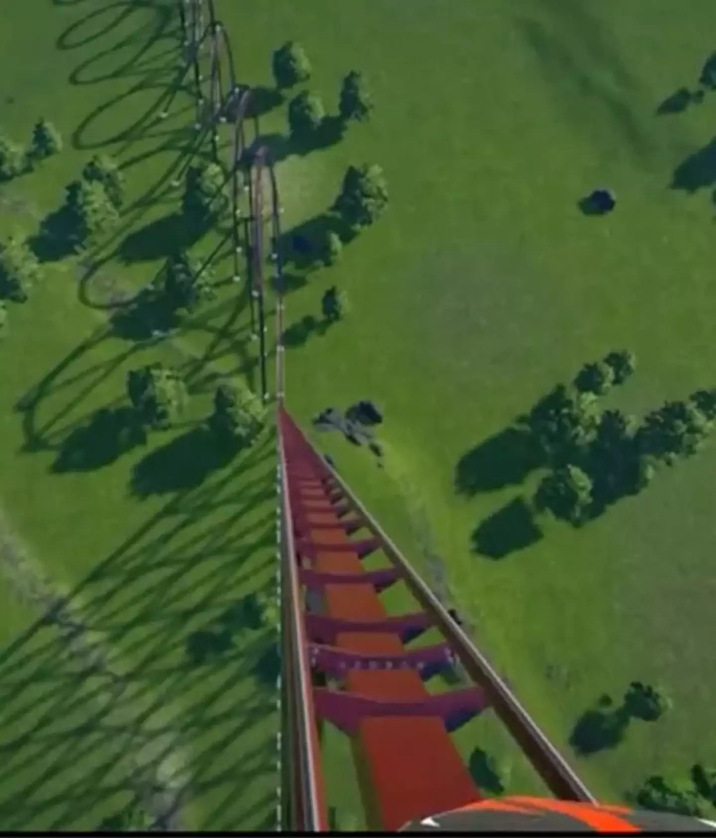 The 'death machine' would feature a frightening drop and serious speed (TikTok/@ridesnslides)