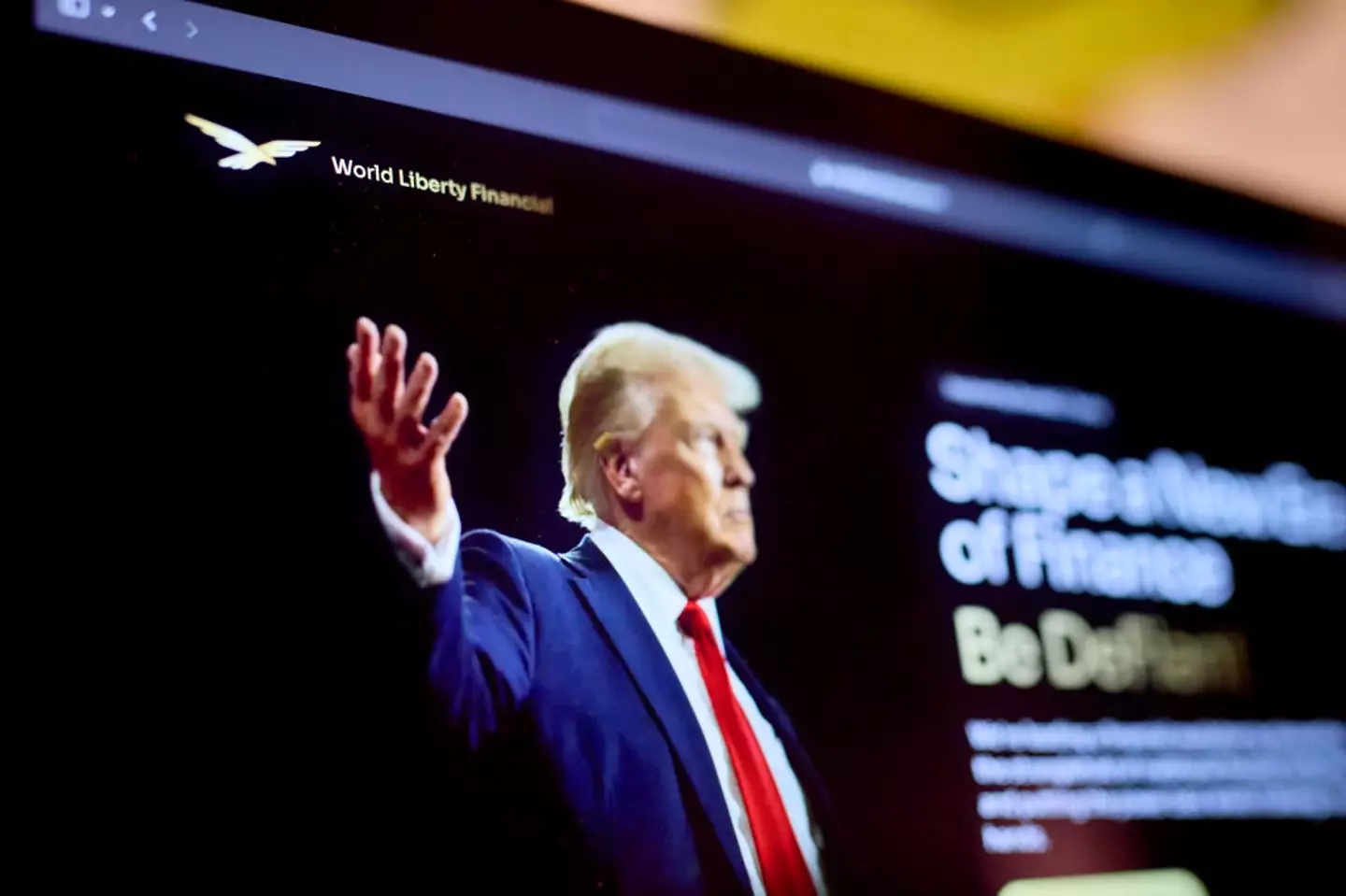 A mystery investor has purchased $100,000,000 worth of WLF tokens, yet it remains unclear who is behind the deal (Gabby Jones/Bloomberg via Getty Images)