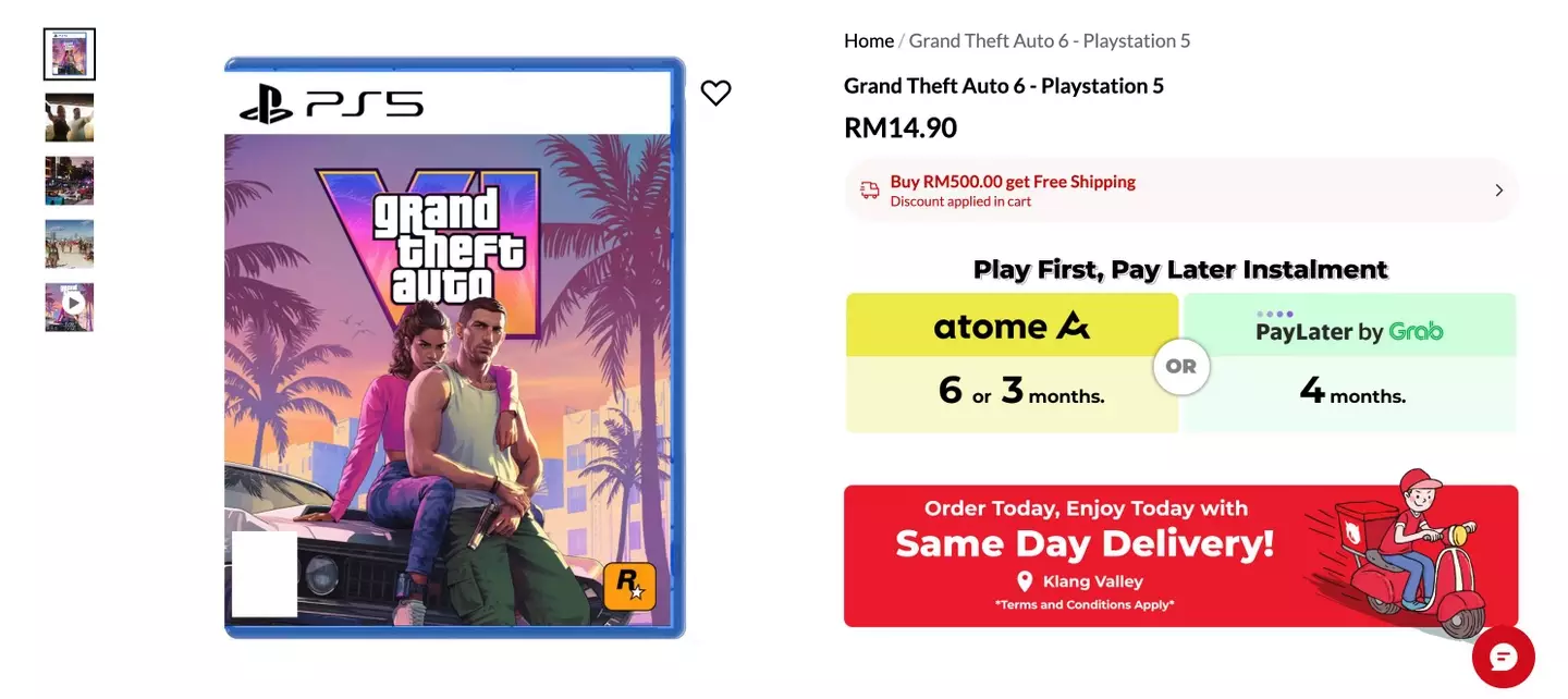 GTA 6 pre-orders are live without having a release date (Gamers Hideout)