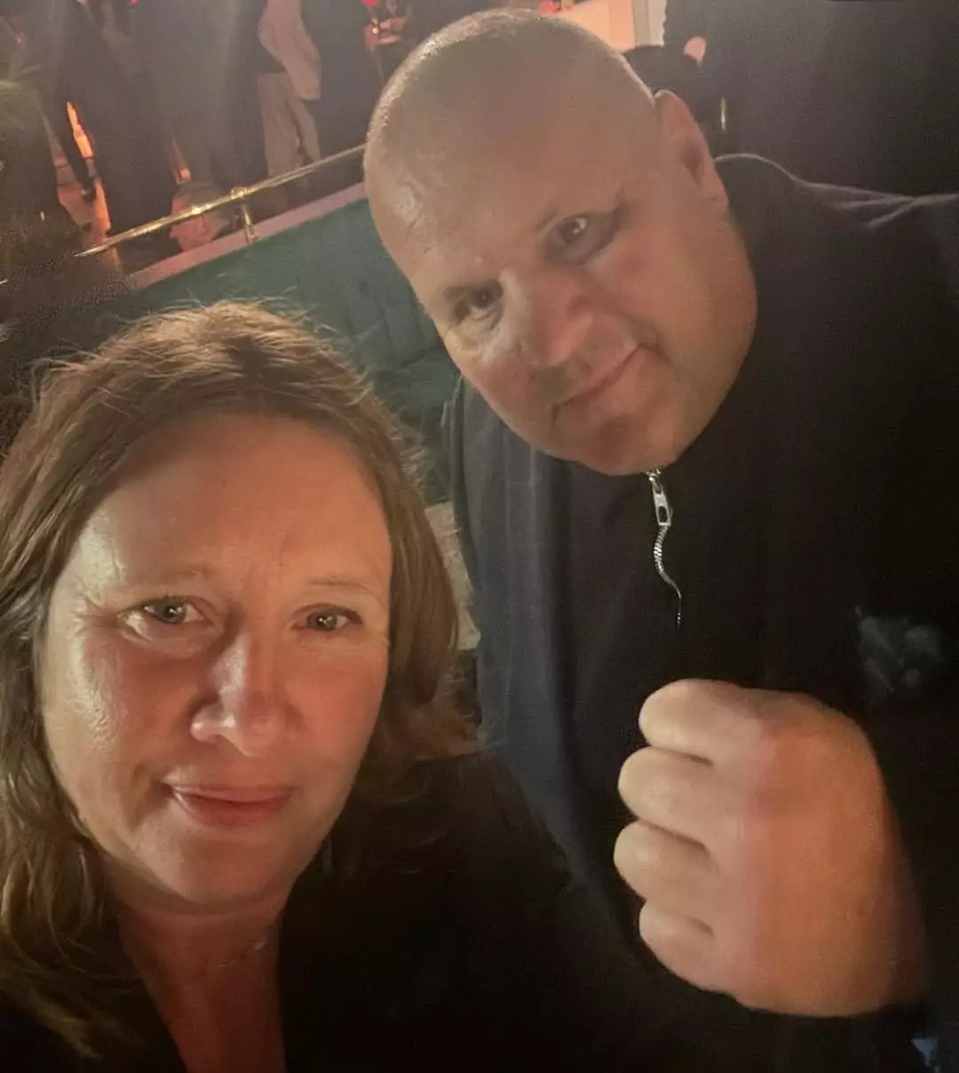 Big John's wife Charlotte revealed that she was proud of him for his progress, and has spurred him on to 'keep going' (Instagram/itsbigjohn1)