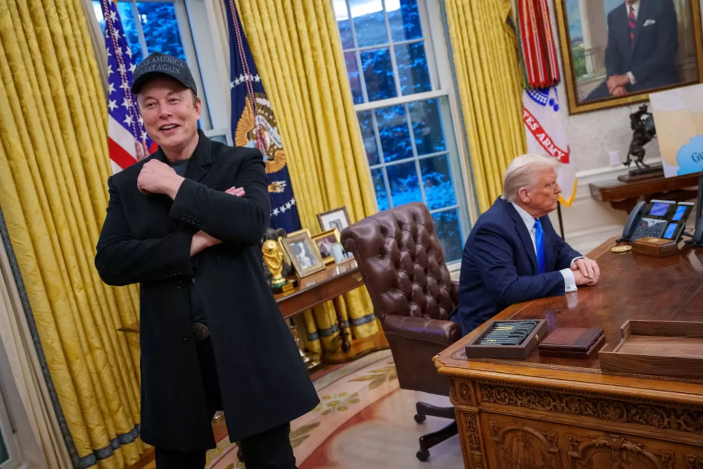 Musk and Trump have been slashing jobs across the government (Andrew Harnik / Staff / Getty)