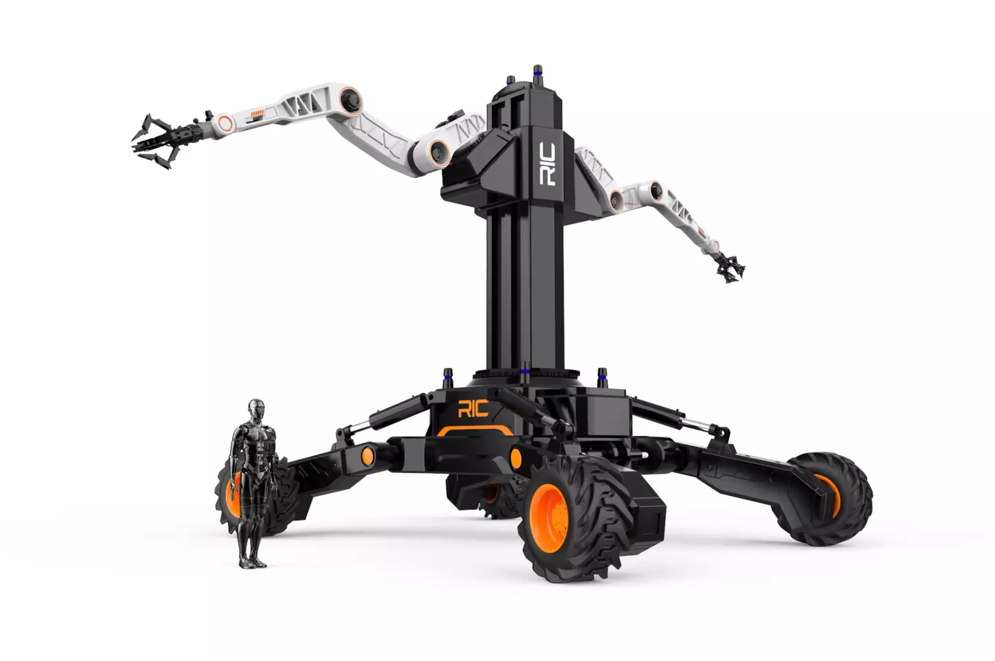 RIC Robotics' new creation 'Zyrex' is a 20ft AI-powered construction robot, and it could replace humans in the near future (RIC Technology)