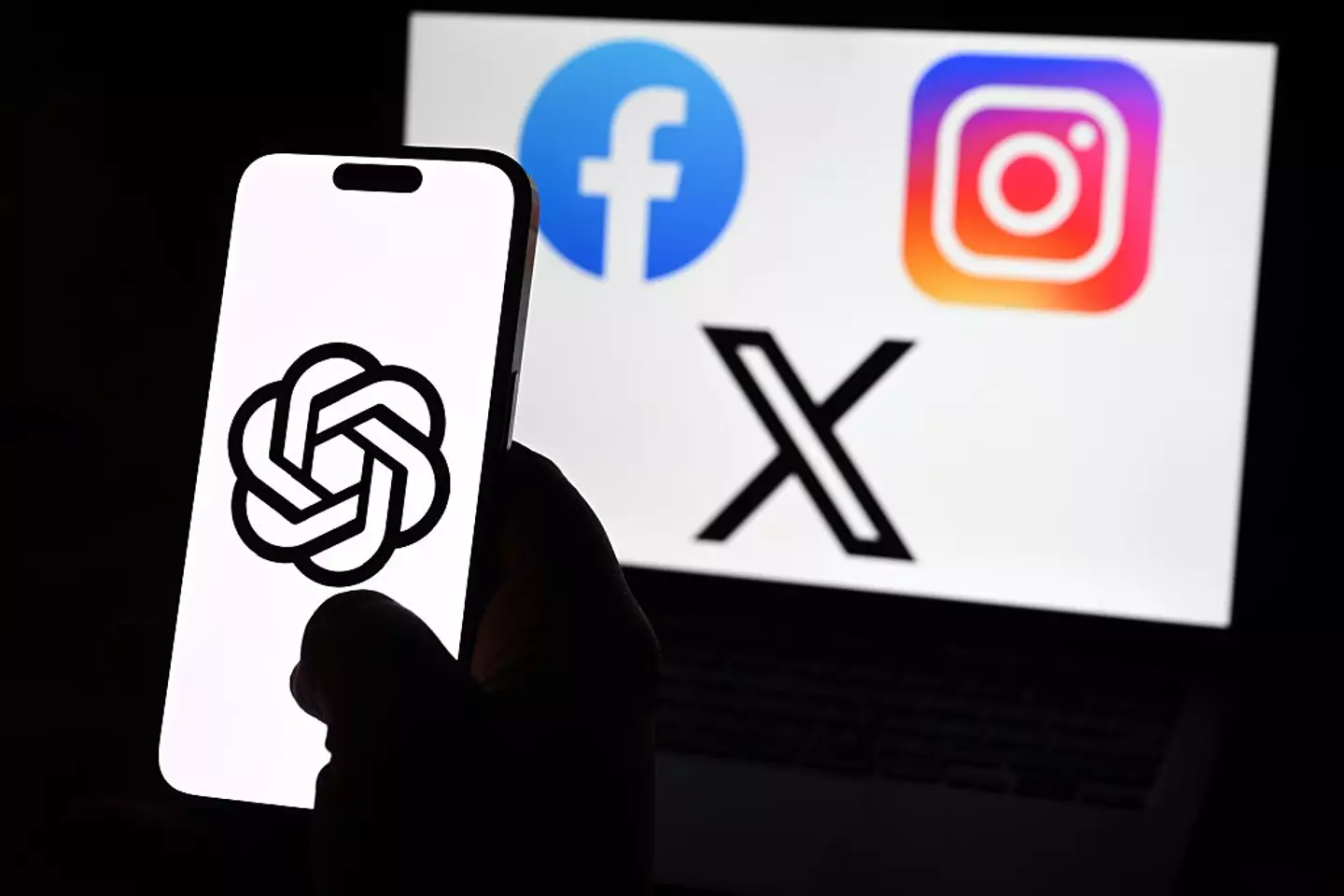 A potential ChatGPT social media would rival the existing efforts of companies like Meta and X (Abdullah Guclu/Anadolu via Getty Images)