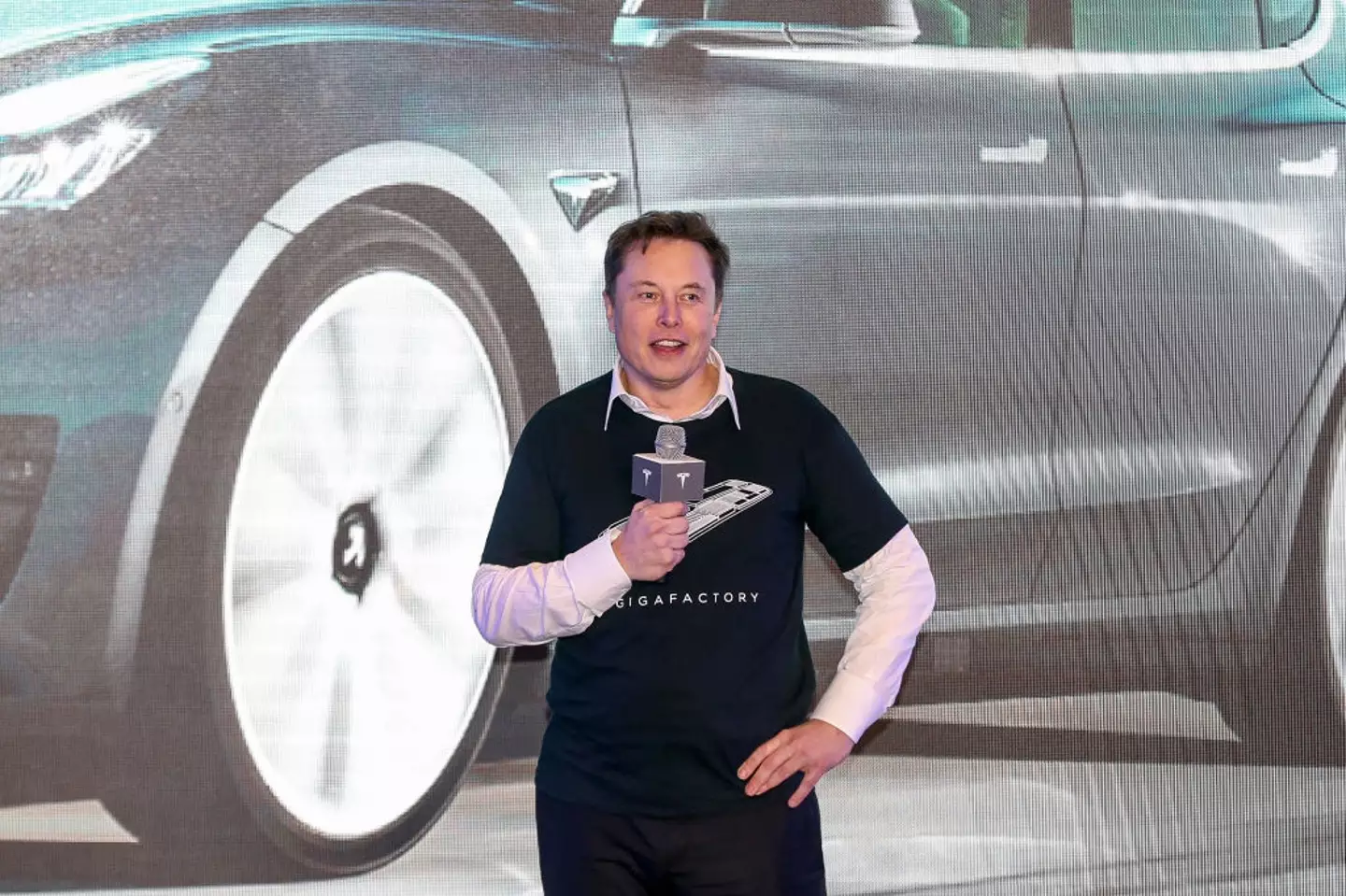 Musk's Tesla has received concerns from the NHTSA over the safety of their FSD technology (STR/AFP via Getty Images)