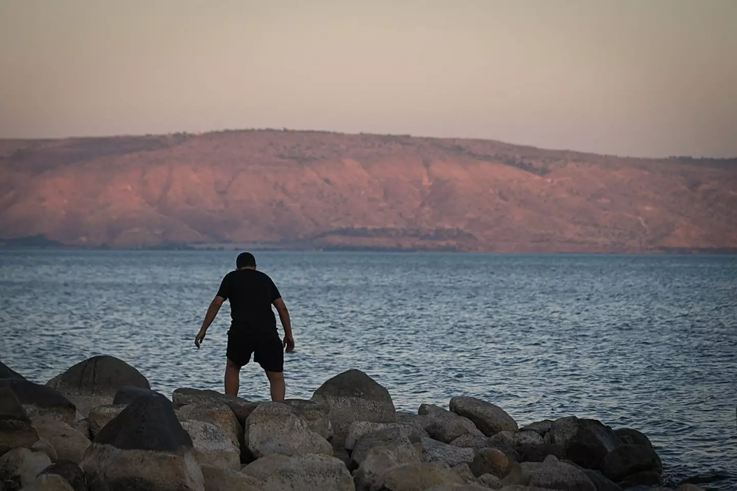 The discovery was made on the eastern shore of the Lake of Galilee (Michael Giladi/AFP via Getty Images)
