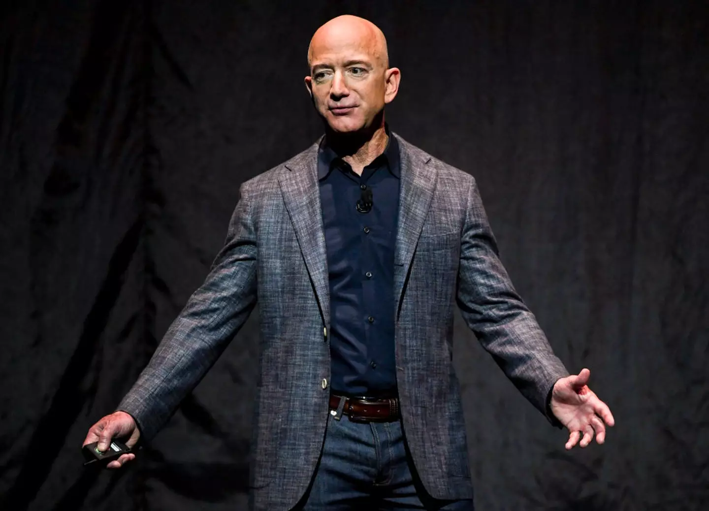 Bezos has officially joined the 'space race' with Blue Origin (The Washington Post / Contributor / Getty)