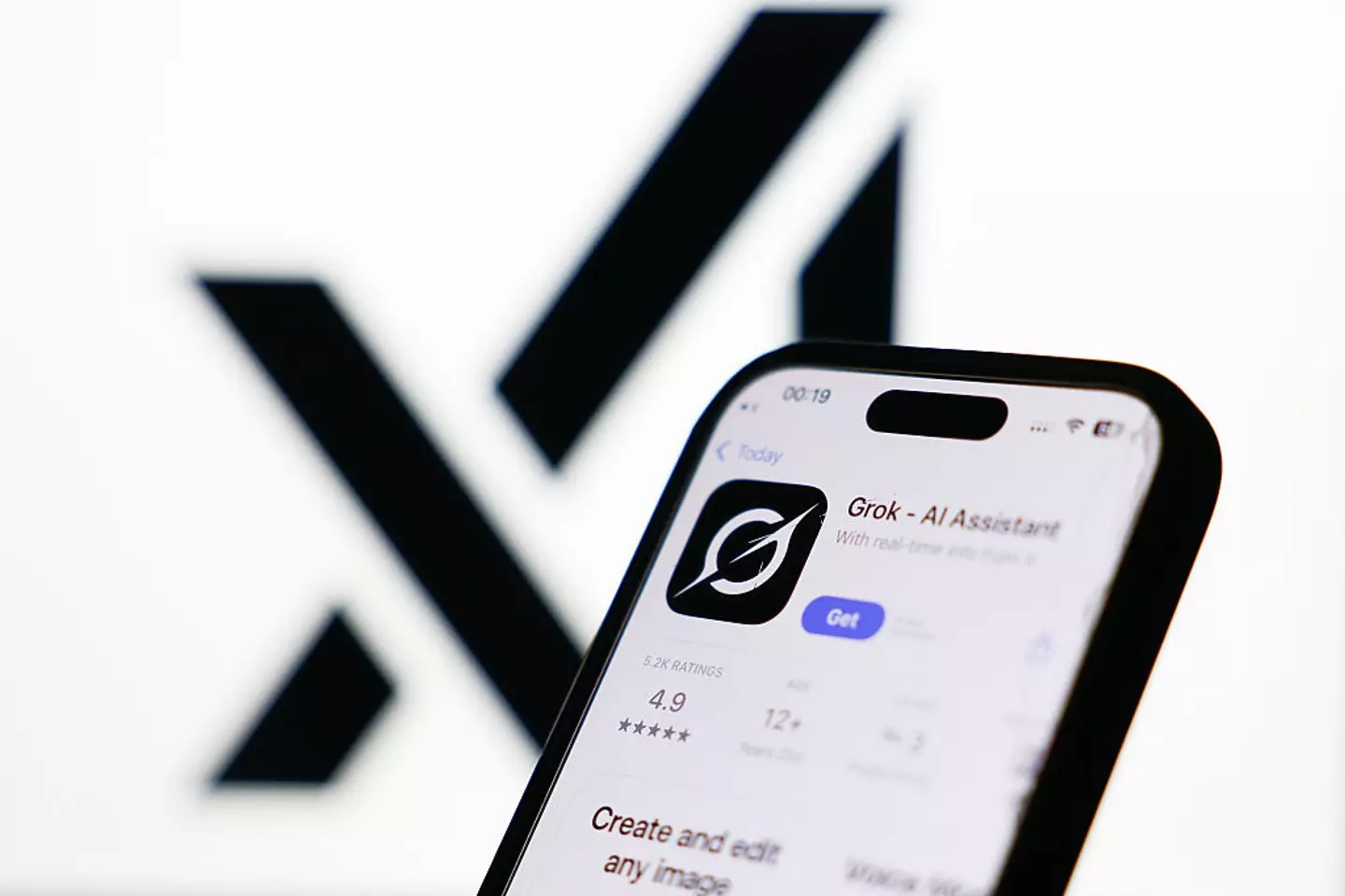 Grok has been involved in another controversy as people use it to non-consensually remove people's clothes (Jakub Porzycki/NurPhoto via Getty Images)