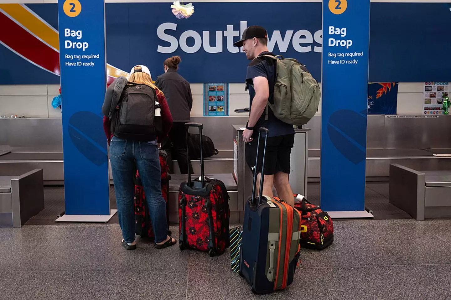 A Southwest Airline baggage check-in (Getty Images)