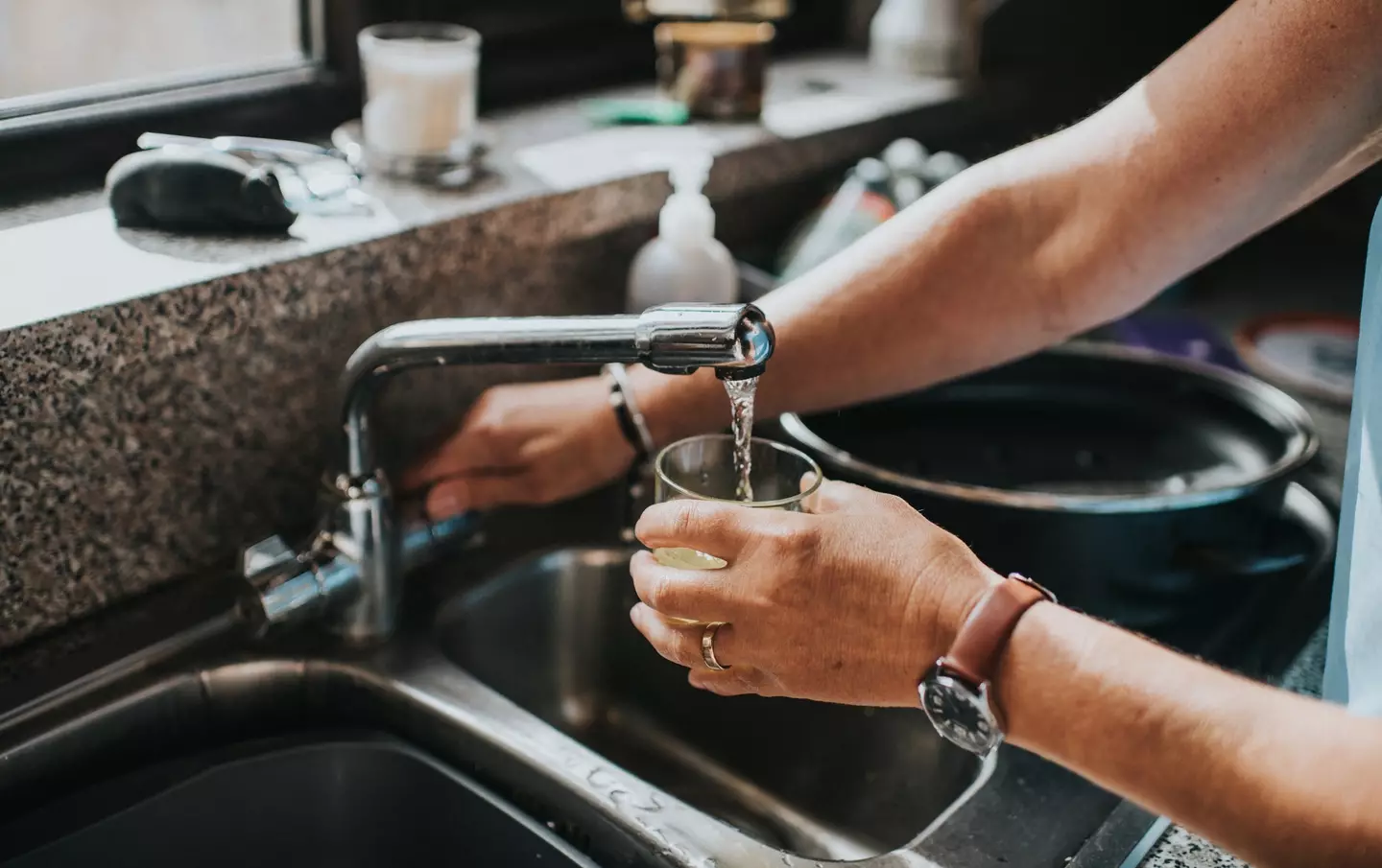 Filling a glass of water (Getty Images)