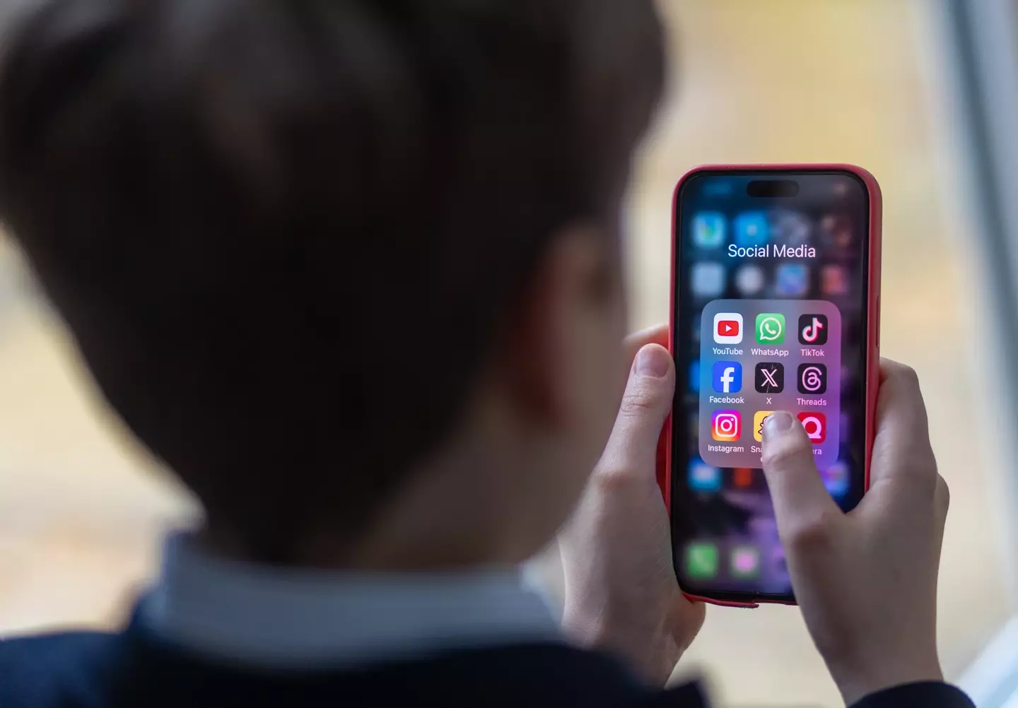 Children in Australia will no longer be allowed to use social media (Matt Cardy/Getty Images)
