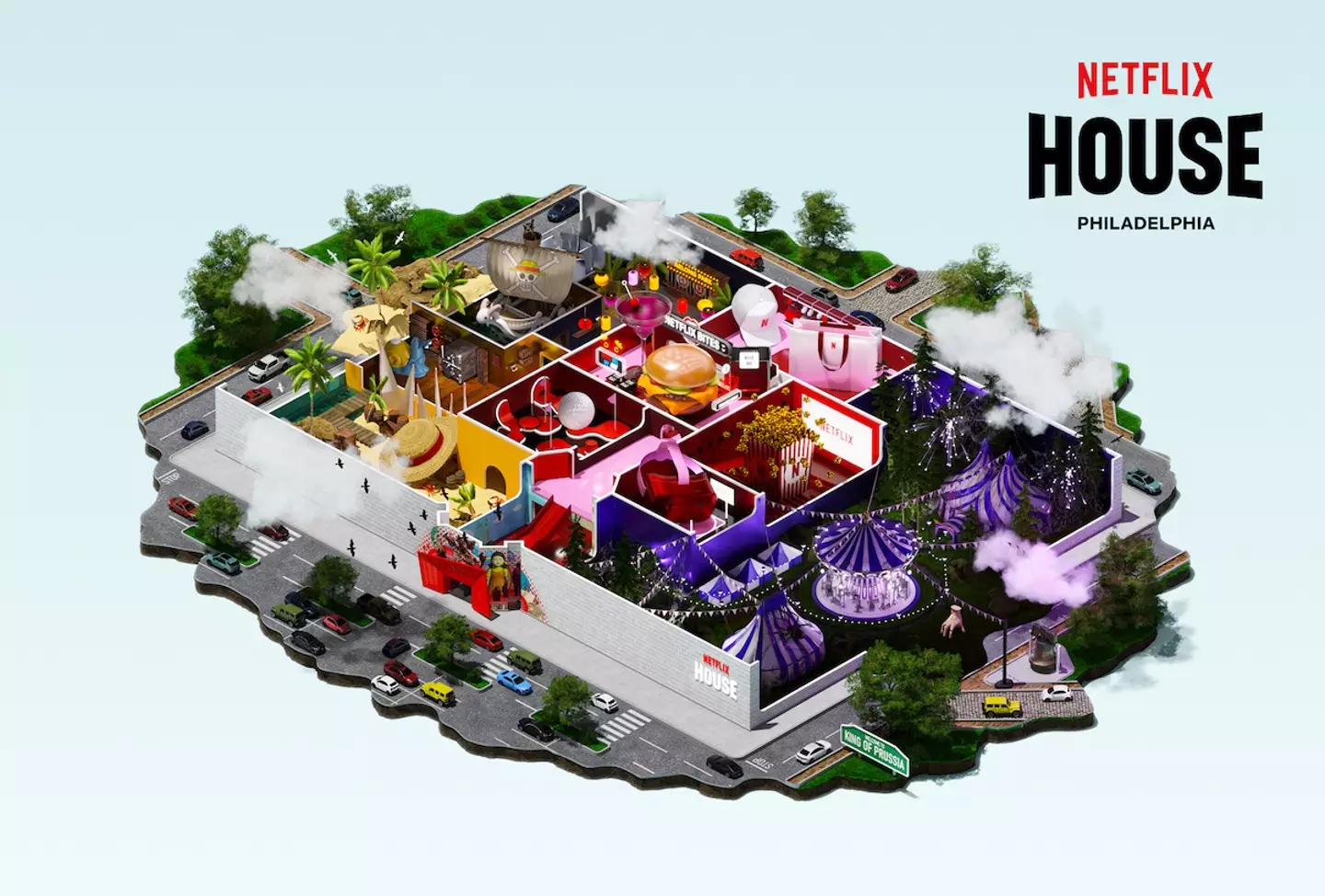 The streaming service has announced its own real life immersive attractions (Netflix)