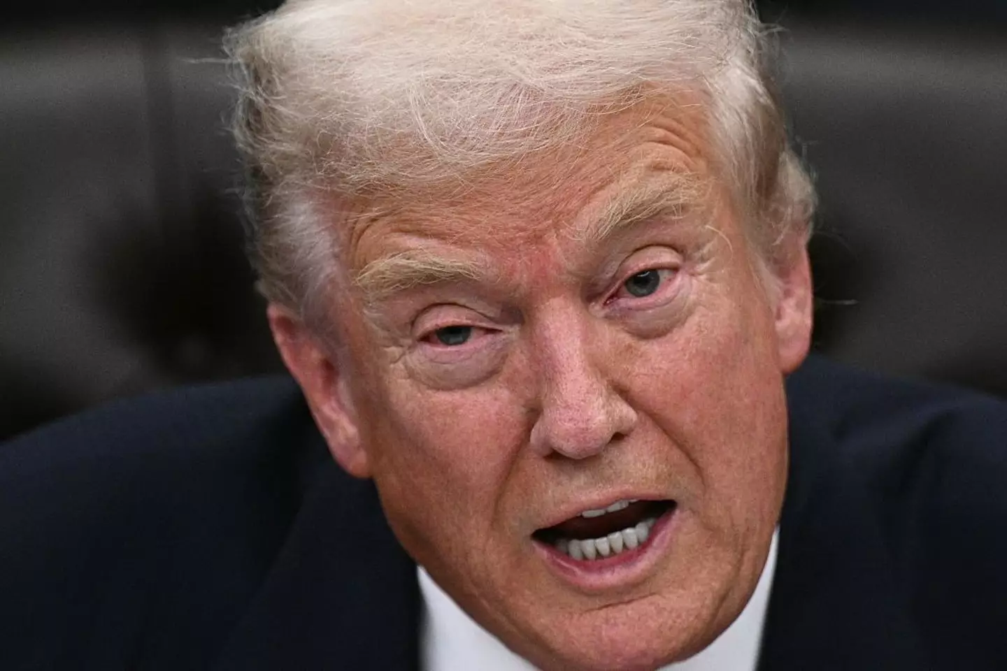 Leavitt claimed that Trump is in 'exceptional physical health' (Brendan Smialowski/AFP via Getty Images)