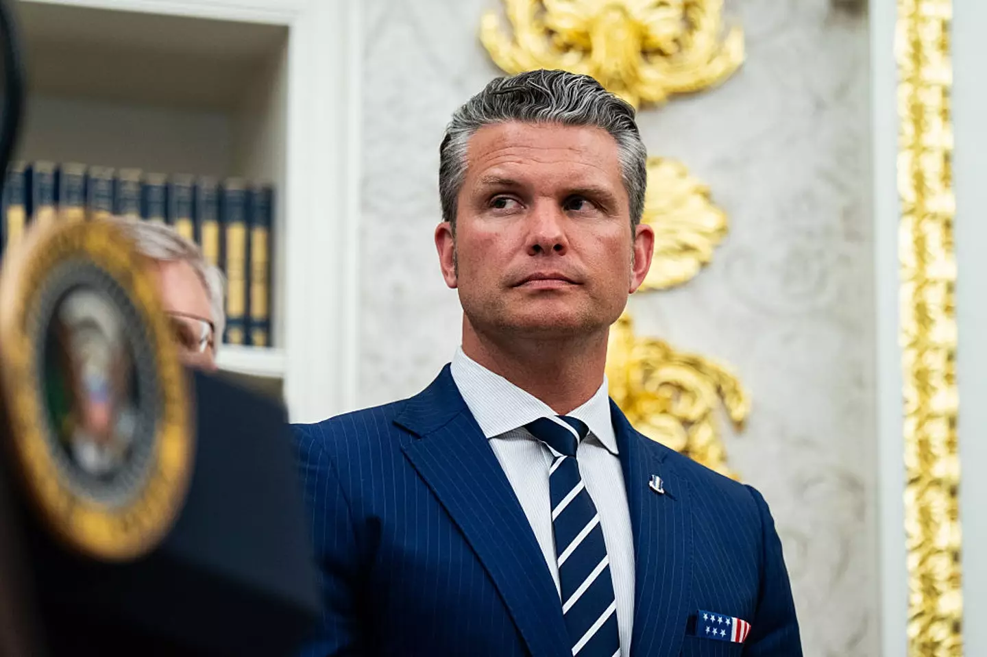 Defense Secretary Pete Hegseth has claimed that this will inspire 'warriors' (Al Drago/Bloomberg via Getty Images)