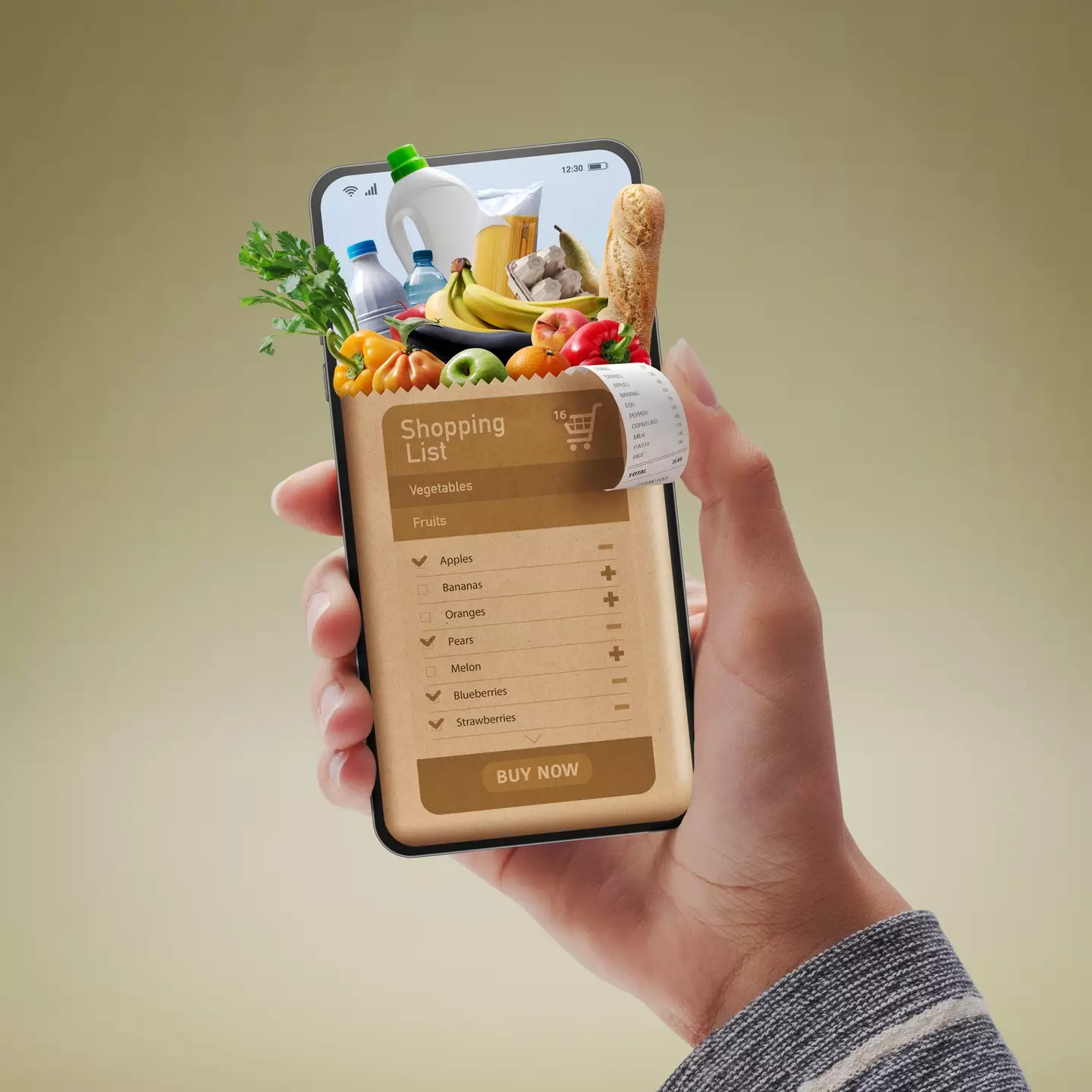 Making a shopping list on your iPhone is super simple (cyano66/Getty Images)