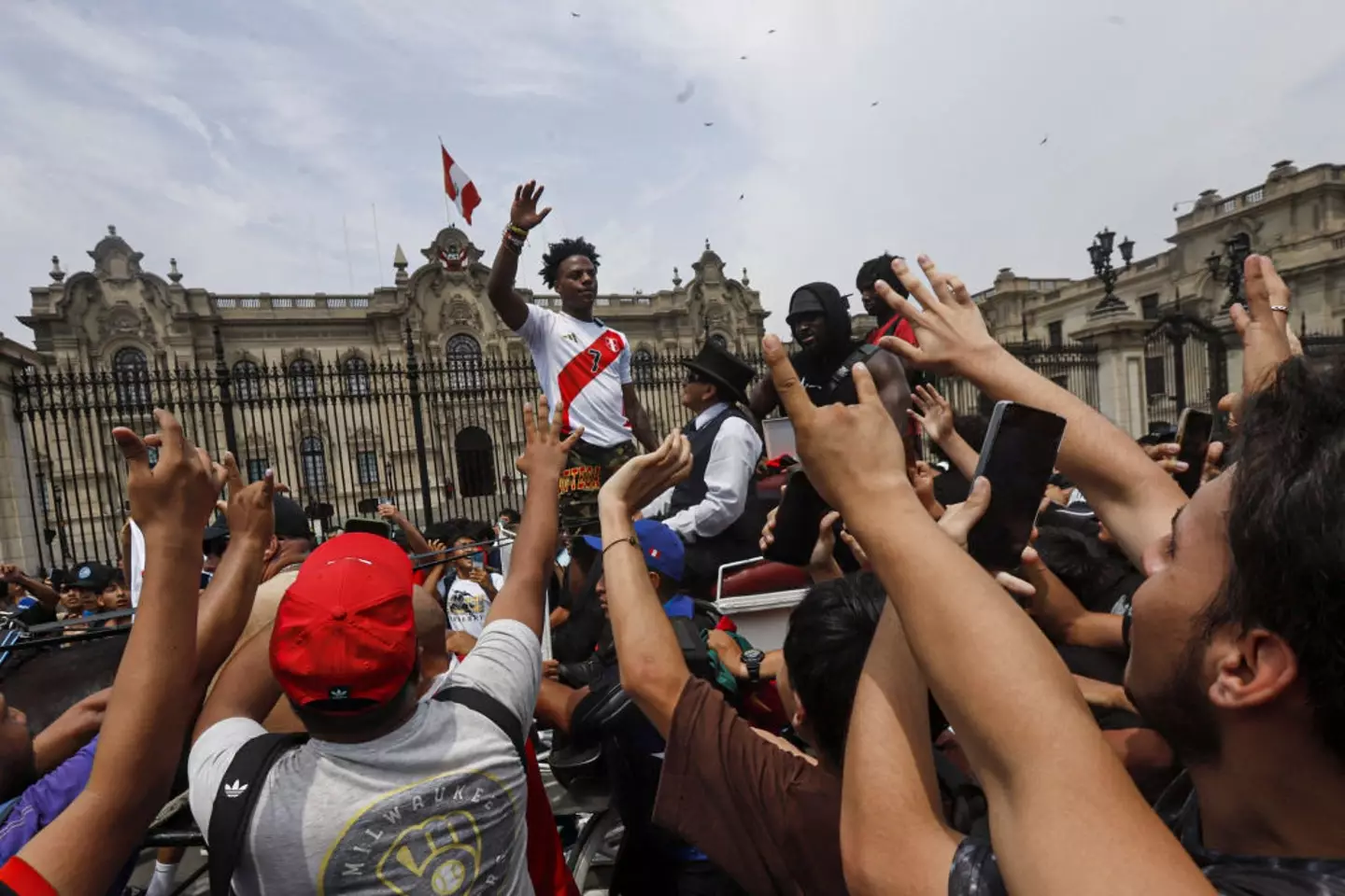IShowSpeed was officially named Mayor of Peru...for an hour (RENATO PAJUELO / Contributor / Getty)