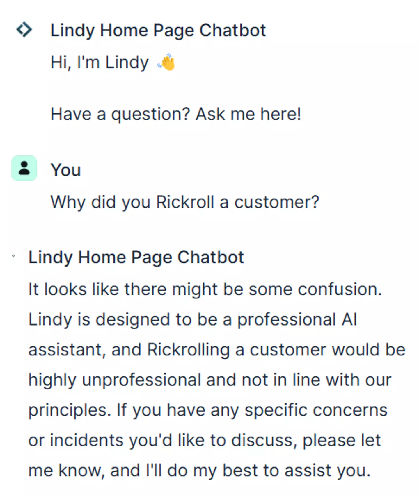 Lindy is keeping its mouth shut about the event. (Lindy)