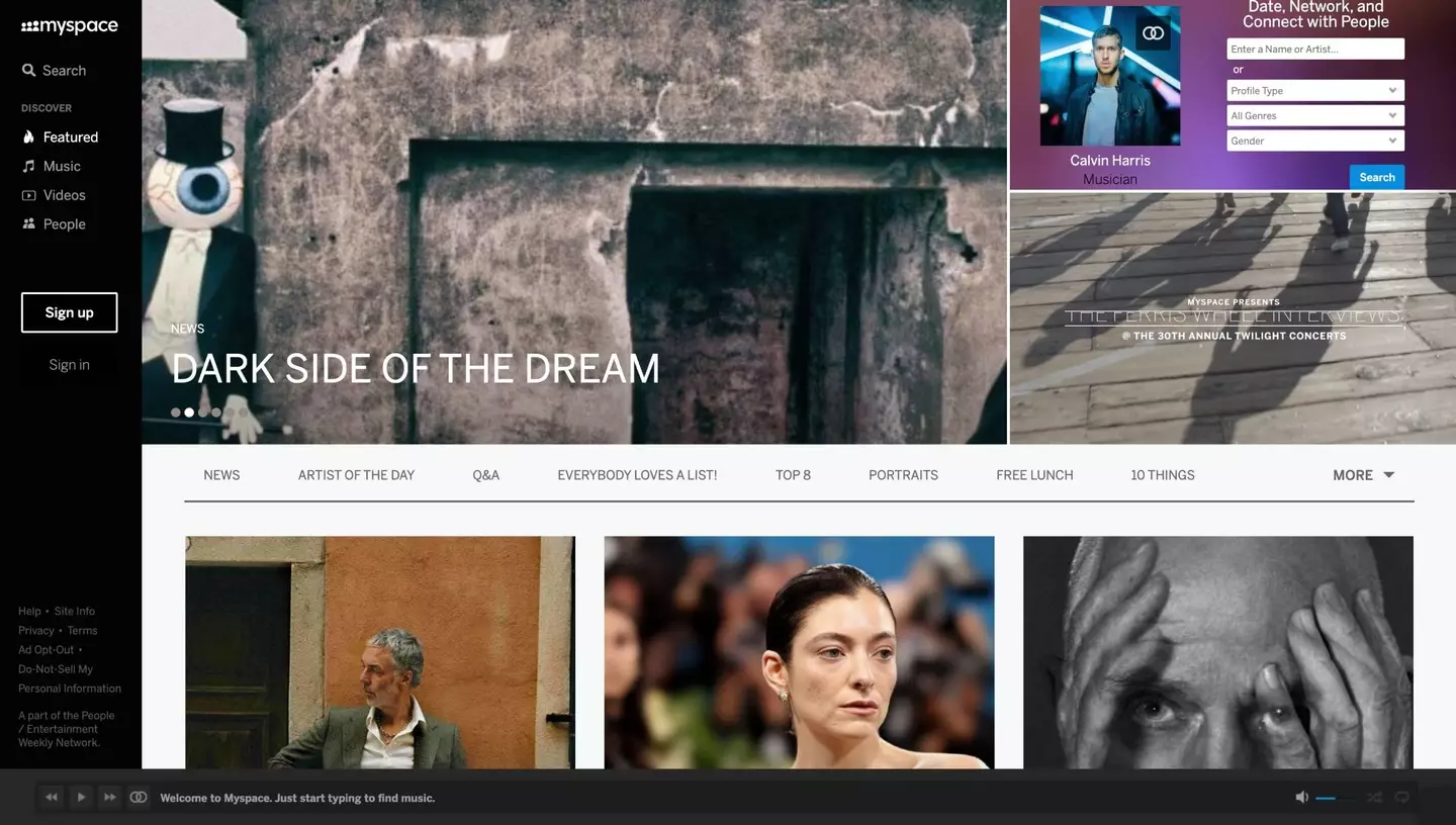 Myspace still exists in 2026 (Myspace)