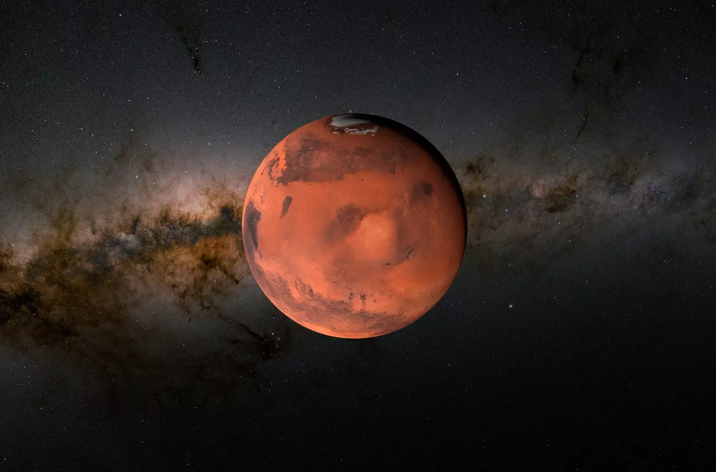 The Red Planet is around 140 million miles away from Earth (NEMES LASZLO/SCIENCE PHOTO LIBRARY/Getty Images)