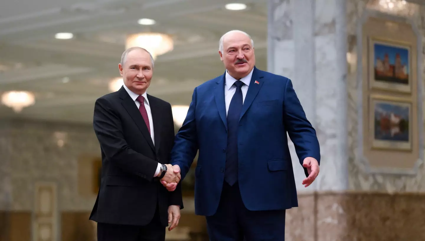 Vladimir Putin has his eyes on the stars (GRIGORY SYSOYEV / Contributor / Getty)