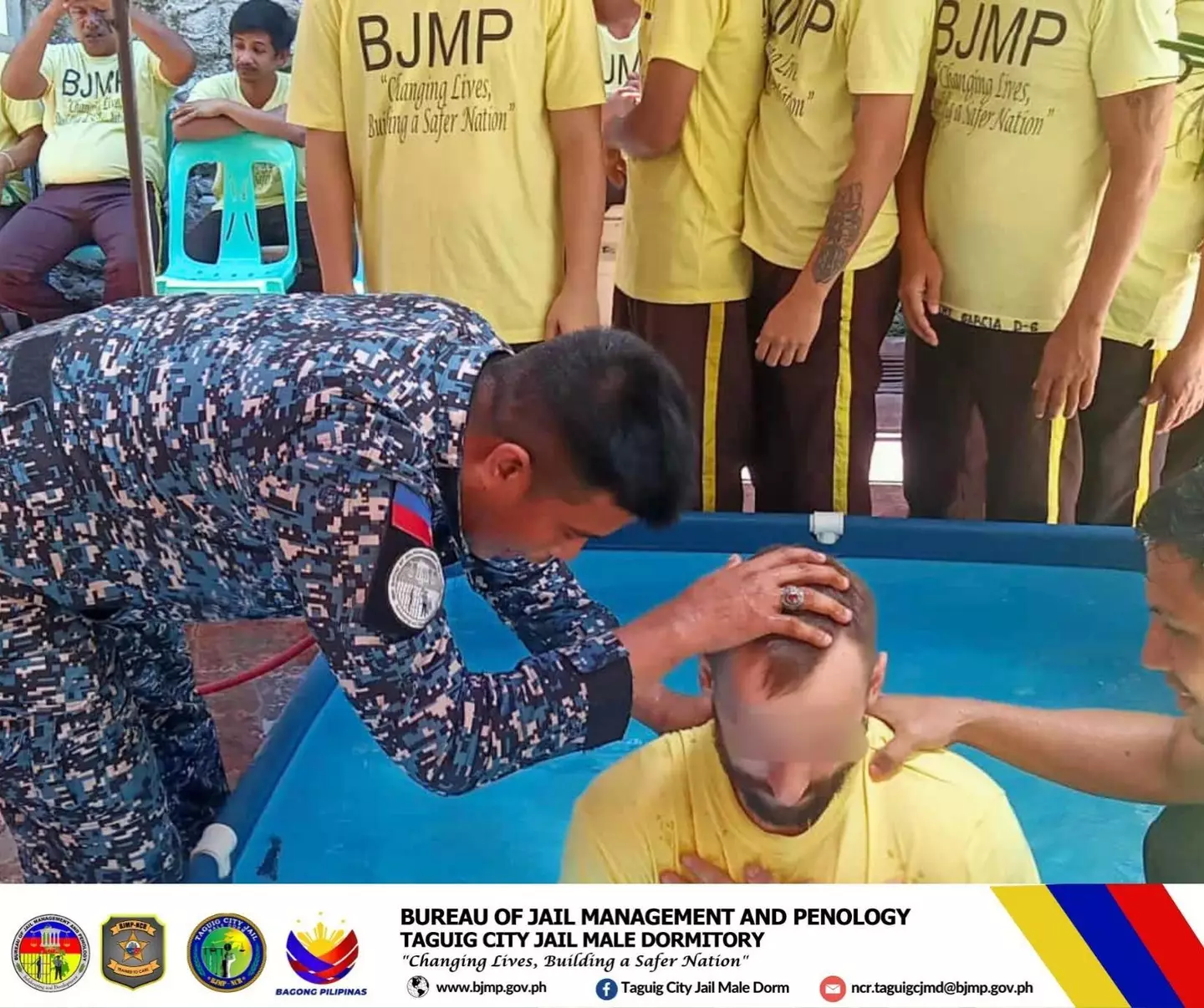 It looks like Zdorovetskiy has found religion behind bars (Taguig City Jail Male Dormitory Facebook)