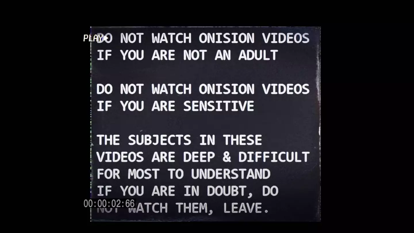 He's back on his old channel (YouTube/Onision)