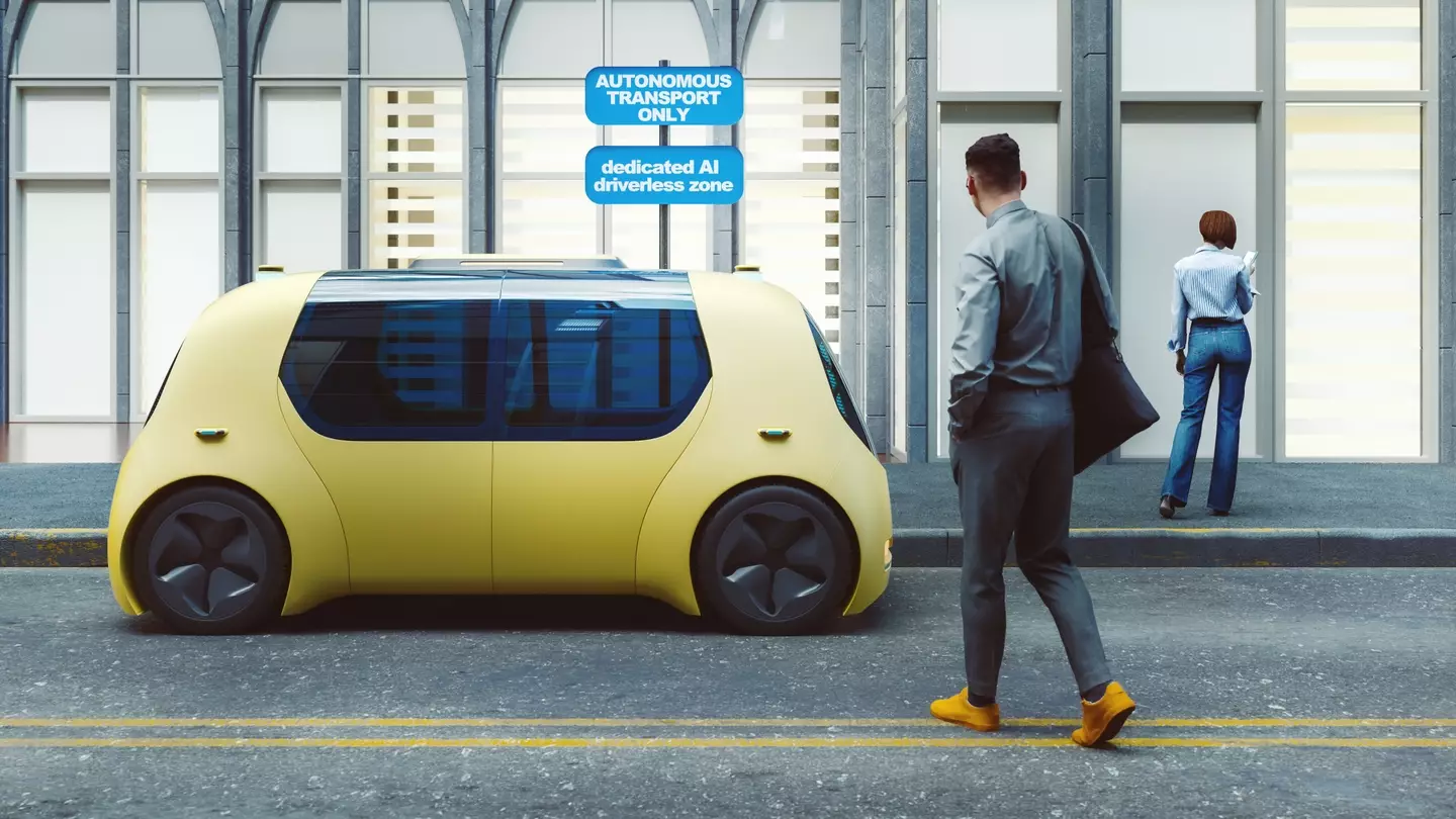 The driver still seems pretty happy with Tesla's FSD technology (gremlin / Getty)