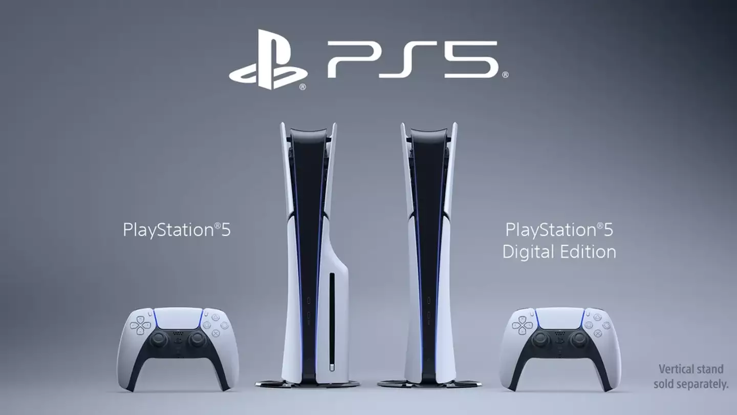 The PS5 consoles with DualSense controllers (Sony Interactive Entertainment)