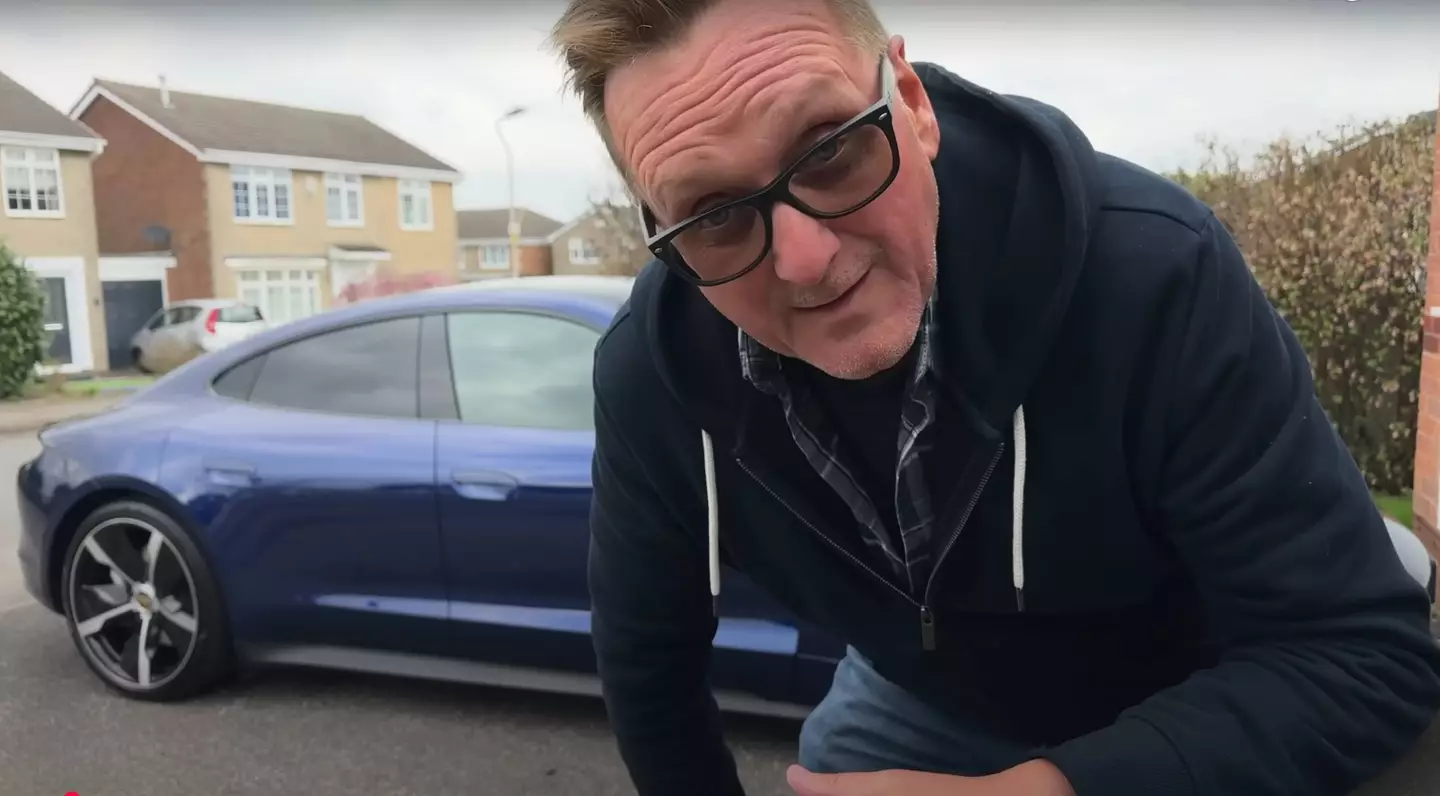 The MacMaster has previously slammed his Porsche Taycan (YouTube / The MacMaster)